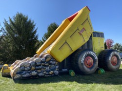 Plain City Inflatable Slides 1652931893 Heavy Haulin' 19' Dump Truck Slide